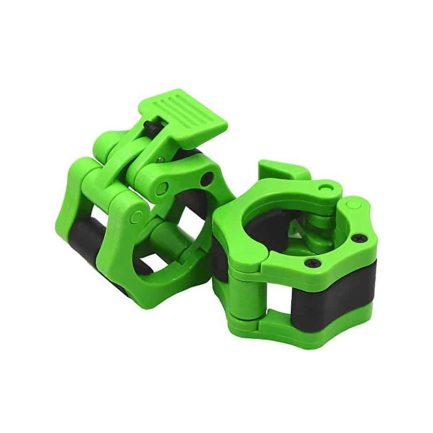 Barbell Clips – 2 Inch DIA Green Colour
